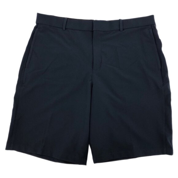 Nike Blue Belted Breathable Athletic ShortsRelaxed Fit